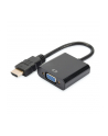 Digitus Adapter audio-video HDMI typ A do VGA, FHD, z audio 3.5mm MiniJack - nr 42