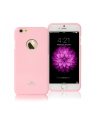 Etui JELLY iPhone 6 hole różowe jasne, na tył z wycięciem - nr 1