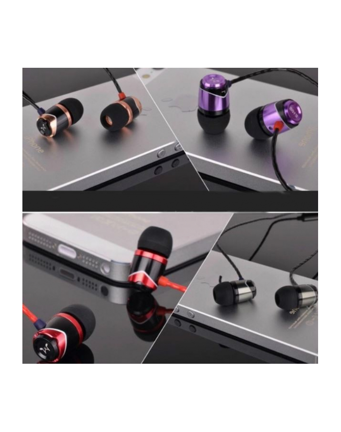 SoundMagic E10C Słuchawki do smartfonów  czerwone główny