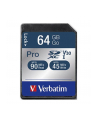 Verbatim Pro U3 SDXC 64GB, UHS-I U3/Class 10 (47022) - nr 15