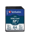 Verbatim Pro U3 SDXC 64GB, UHS-I U3/Class 10 (47022) - nr 22