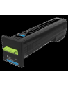 Toner Lexmark cyan CS820 |  22 000 str | CS820de / CS820dte / CS820dtfe - nr 3