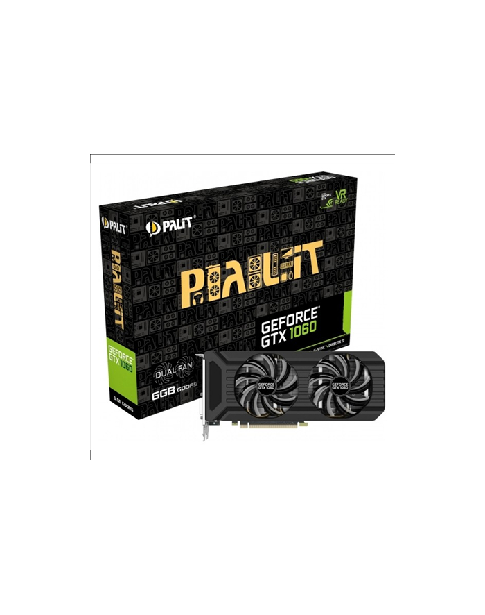 Palit GeForce GTX 1060 3GB Dual, 3GB GDDR5, DVI, HDMI, 3x DisplayPort (NE51060015F9D) główny