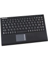 RaidSonic IcyBox KeySonic mini klawiatura, smart touchpad, USB 2.0, Czarna - nr 12