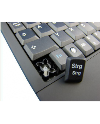 RaidSonic IcyBox KeySonic mini klawiatura, smart touchpad, USB 2.0, Czarna
