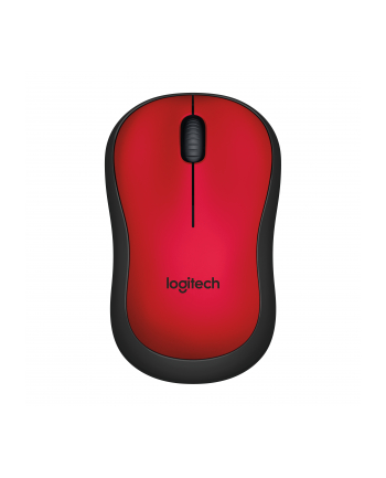 Logitech® Mysz M220 Silent Czerwona - 2.4GHZ,M-R0061