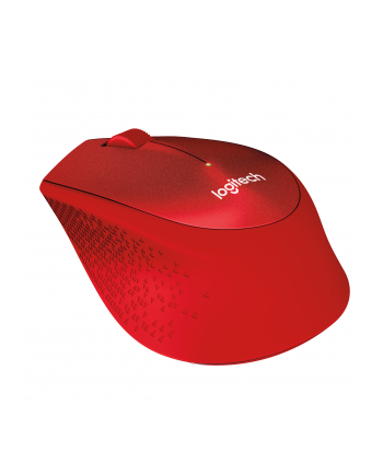 Logitech® Mysz M330 Silent Plus Czerwona - 2.4GHZ,M-R0051