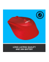 Logitech® Mysz M330 Silent Plus Czerwona - 2.4GHZ,M-R0051 - nr 61