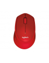 Logitech® Mysz M330 Silent Plus Czerwona - 2.4GHZ,M-R0051 - nr 8