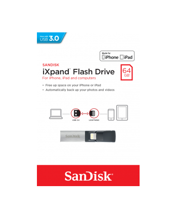 SanDisk DYSK USB iXpand 16 GB FLASH DRIVE for iPhone