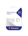 Verbatim Metal Executive srebrny 64GB, USB 2.0 (98750) - nr 16