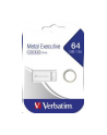 Verbatim Metal Executive srebrny 64GB, USB 2.0 (98750) - nr 7