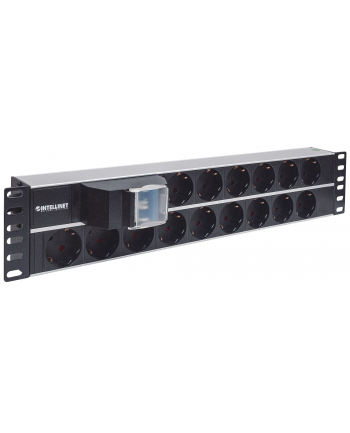 Intellinet Network Solutions Intellinet Listwa zasilająca rack 19'' 2U 250V/16A 15x Schuko 3m włącznik instal