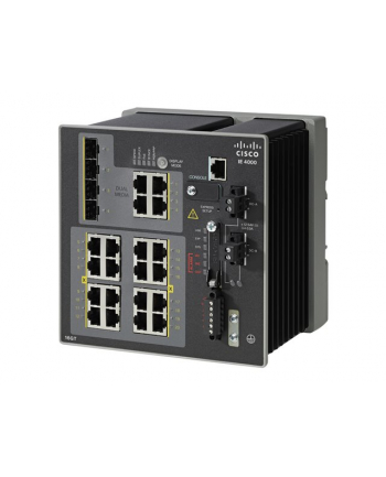 Cisco IE 4000 Switch 8 x 1G RJ45, 8 x 1G PoE, 4 x 1G Combo, LAN Base