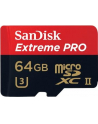 SANDISK EXTREME PRO microSDXC 64 GB 275MB/s Class 10 U3 UHS-II + adapter USB 3.0 - nr 10