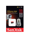 SANDISK EXTREME PRO microSDXC 64 GB 275MB/s Class 10 U3 UHS-II + adapter USB 3.0 - nr 1