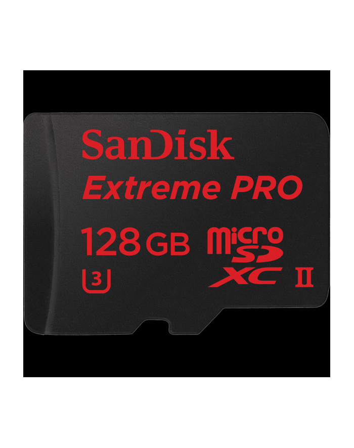 SANDISK EXTREME PRO microSDXC 128GB 275MB/s Class 10 U3 UHS-II + adapter USB 3.0 główny