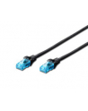 DIGITUS Kabel patch cord UTP, CAT.5E, czarny, 2.0m, 15 LGW - nr 10