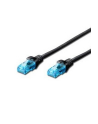 DIGITUS Kabel patch cord UTP, CAT.5E, czarny, 2.0m, 15 LGW - nr 9