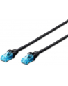 DIGITUS Kabel patch cord UTP, CAT.5E, czarny, 3.0m, 15 LGW - nr 14