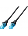 DIGITUS Kabel patch cord UTP, CAT.5E, czarny, 3.0m, 15 LGW - nr 8