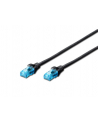 DIGITUS Kabel patch cord UTP, CAT.5E, czarny, 5.0m, 15 LGW - nr 2