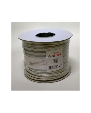 Gembird kabel instalacyjny skrętka SFTP, 4x2, kat. 6A, LSZH, drut 305m, szary