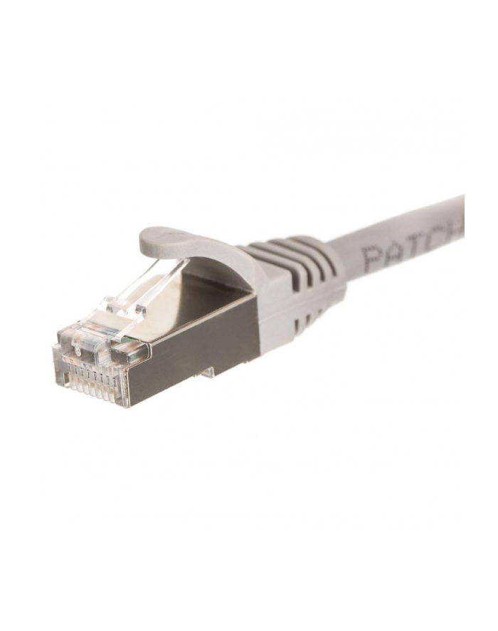 Netrack patchcord RJ45, osłonka zalewana, kat. 6 FTP, 0,5m szary główny