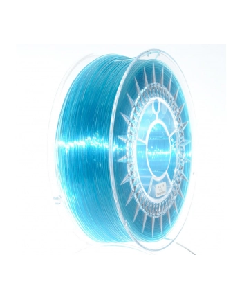 Filament DEVIL DESIGN / PETG / Błękitny transparentny / 1,75 mm / 1 kg.