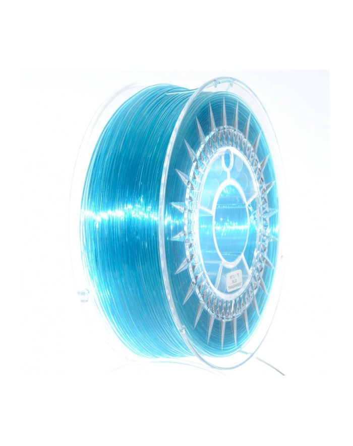 Filament DEVIL DESIGN / PETG / Błękitny transparentny / 1,75 mm / 1 kg. główny