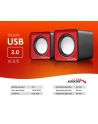 Audiocore Głośniki komputerowe 6W USB AC870R - nr 8