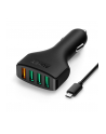 AUKEY CC-T9 ultraszybka ładowarka samochodowa 4xUSB 3.0 10.2A 54W + kabel micro USB 1m - nr 1