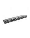 Lanberg Patch Panel 24 port 1U, kat. 5e, ekranowany, czarny - nr 20