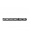 Lanberg Patch Panel 24 port 1U, kat. 6, ekranowany, czarny - nr 2