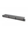 Lanberg Patch Panel 24 port 1U, kat. 6, ekranowany, czarny - nr 6