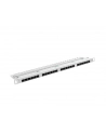 Lanberg Patch Panel 24 port 0.5U, kat. 5e, szary - nr 16