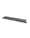 Lanberg Patch Panel 24 port 0.5U, kat. 5e, ekranowany, czarny - nr 3