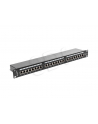 Lanberg Patch Panel 24 port 1U, kat. 5e, ekranowany, czarny - nr 18