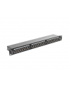 Lanberg Patch Panel 24 port 1U, kat. 5e, ekranowany, czarny - nr 21