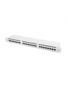 Lanberg Patch Panel 24 port 1U, kat. 6, ekranowany, szary - nr 2