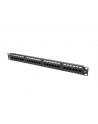 Lanberg Patch Panel 24 port 1U, kat. 6, czarny - nr 10