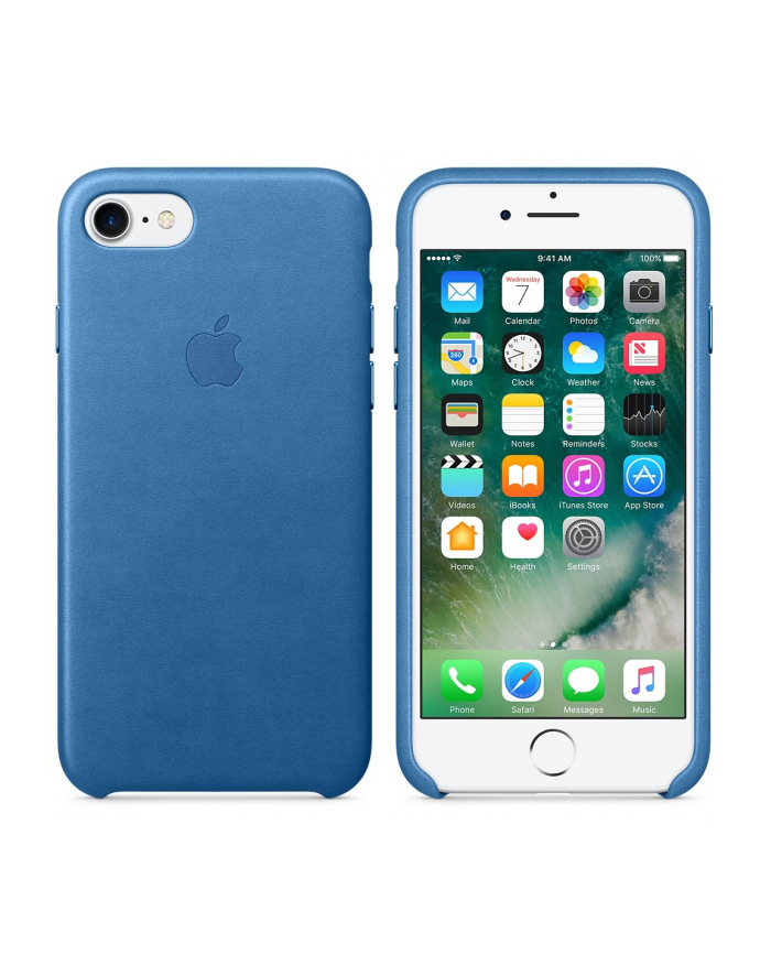 Apple iPhone 7 Leather Case - Sea Blue główny