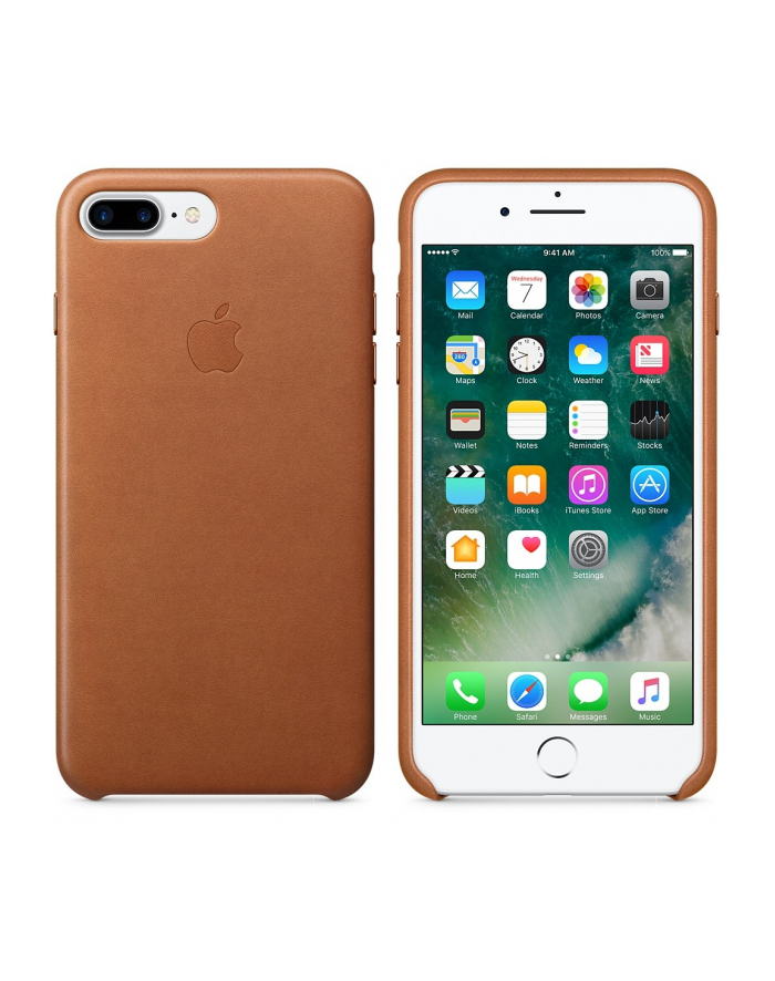 Apple iPhone 7 Plus Leather Case - Saddle Brown główny