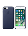 Apple iPhone 7 Plus Leather Case - Midnight Blue - nr 1