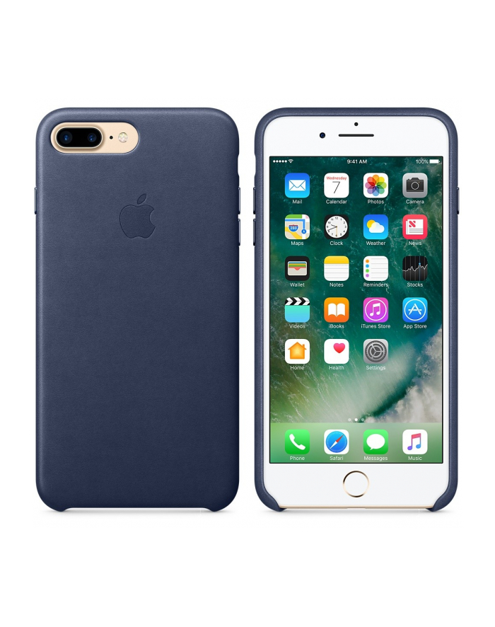 Apple iPhone 7 Plus Leather Case - Midnight Blue główny
