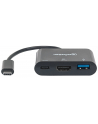 Manhattan USB-C 3.1 multiport adapter -> HDMI/USB-A/USB-C black - nr 13