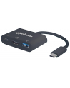 Manhattan USB-C 3.1 multiport adapter -> HDMI/USB-A/USB-C black - nr 1