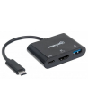 Manhattan USB-C 3.1 multiport adapter -> HDMI/USB-A/USB-C black - nr 3