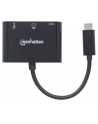 Manhattan USB-C 3.1 multiport adapter -> HDMI/USB-A/USB-C black - nr 5