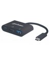 Manhattan USB-C 3.1 multiport adapter -> HDMI/USB-A/USB-C black - nr 8